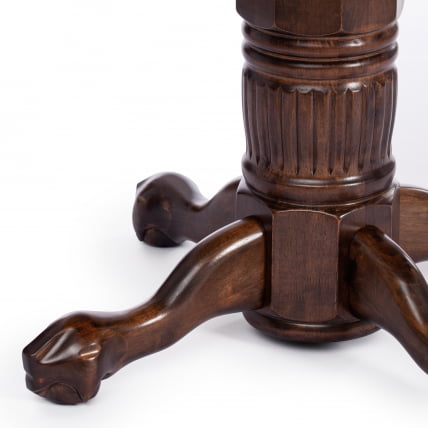 Стол круглый раскладной Rochester -STC- (4260-STC) дерево гевея/мдф, 106 (150) х 106 х 75 см, Tobacco_11