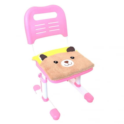 Комплект парта и стул с чехлом RIFFORMA Comfort-07 Белый Розовый_1