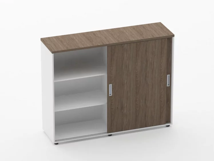 Тумба-купе высокая для рабочего модуля Deka 9.03.145 Дуб Верцаска/Белый_1