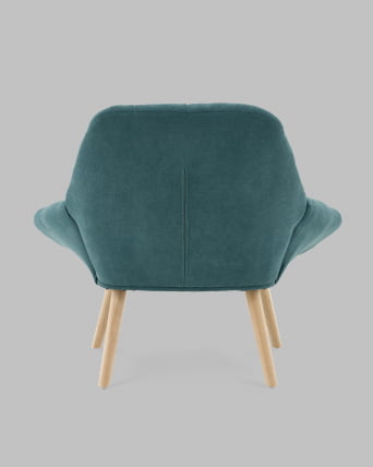 Кресло Олби Страйпс темно-бирюзовый_4