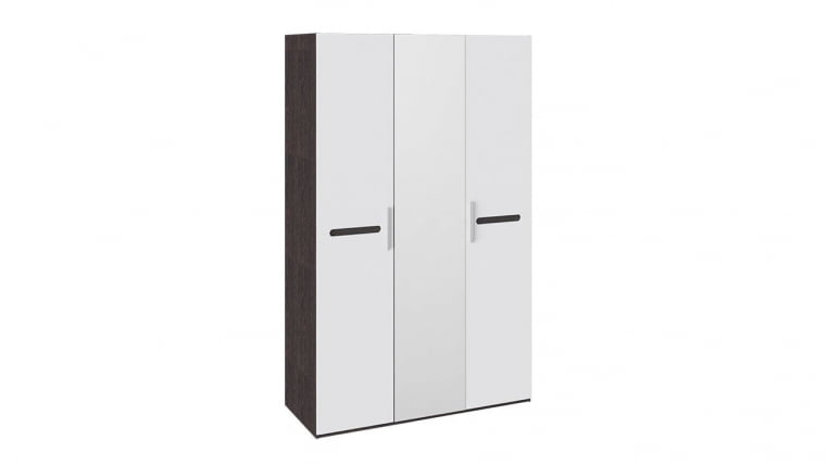 Шкаф комбинированный (с 3 дверями) Фьюжн ТД-260.07.43 Белый глянец Венге Линум_0