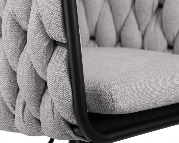 Стул барный DOBRIN LEON Серая ткань LAR 275-17_7