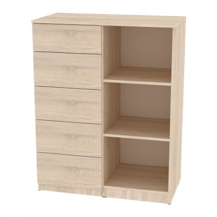 Комод Калисто(K29)1147х902х468PUSHtoOPEN(ДМ)_1