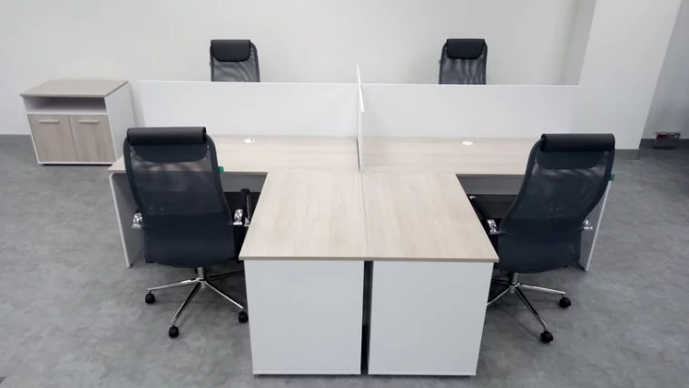 Стол прямой Deka ЛДСП каркас 75.07.16 Дуб Сантана светлый/Белый_7