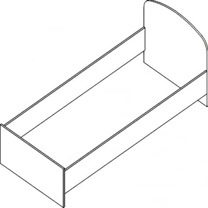 Кровать Проспект Гм.КРО-8 венге_0