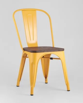 Стул Tolix Wood 850 Желтый_1