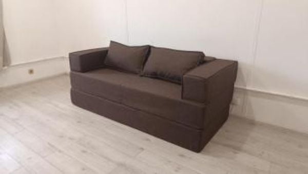 Диван прямой бескаркасный Хит (Berhouse) Цвет фасада: Биттер; Тип: Прямой; Материал фасада: Рогожка_4