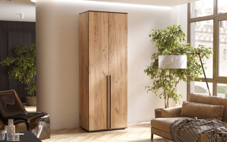 Шкаф Норд 2-х ств. Дуб крафт_1