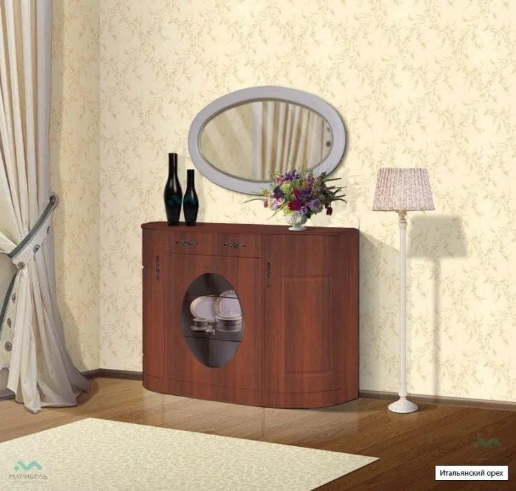 Комодино В-3 Венеция Итальянский Орех_0