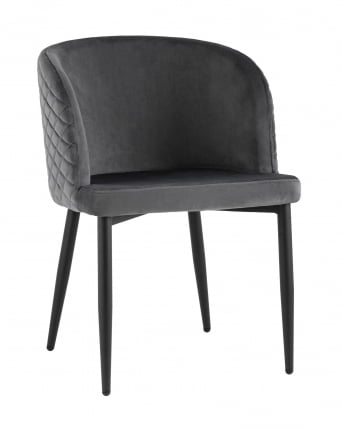 Стул Оскар велюр серый 2 шт_2
