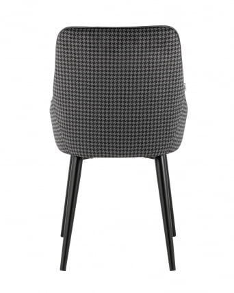 Стул Джоан велюр Серый гусиная лапка_4