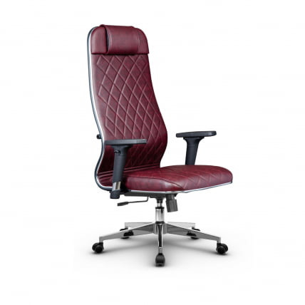 Кресло руководителя Metta L 1m 40M/2D Комплект 5 Темно-бордовое_0