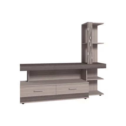 Шкаф МЦН Maiolica 1 Ясень Шимо светлый-Ясень Анкор темный_0