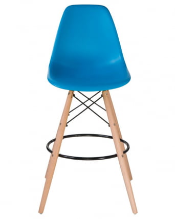 Стул барный ДОБРИН ДСВ БАР Голубой БЕ-02 / DOBRIN DSW BAR BE-02_4