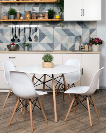 Стул Eames Style DSW белый 4 шт. комплект (разборный каркас)_5