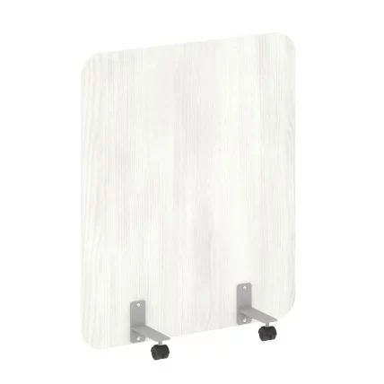 Перегородка на металлических опорах, на роликах R-line  DP.R-100-120 Снежная Патина_0