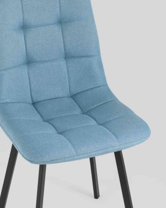 Стул Чиллй рогожка Голубой / Chilly_6