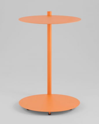 Журнальный столик Siara металл оранжевый_3