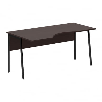 Стол эргономичный левый IMAGO Plus СА-1P(Л) Венге Магия Черный_0