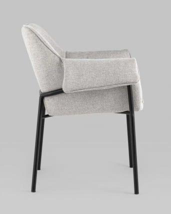 Стул Бесс рогожка светло-серый 2 шт._2