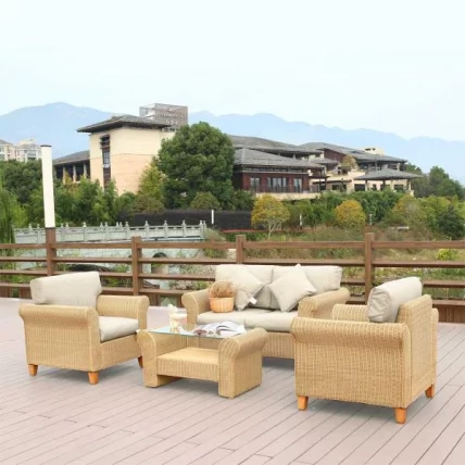 Комплект мебели из иск. ротанга AFM-4018A Beige_0