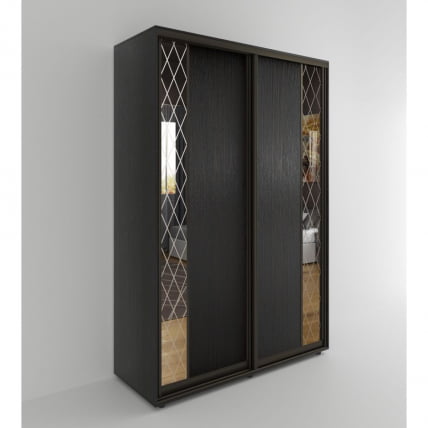 Шкаф-купе 2-х дверный Акцент-Вера ДР 1200х600 Венге_0