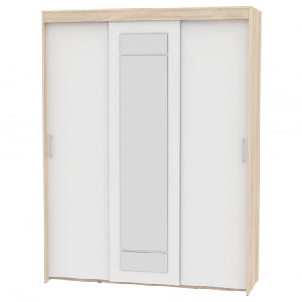 Шкаф-купе T-3-230х175х60-M(ДСС-Белый-7)_0