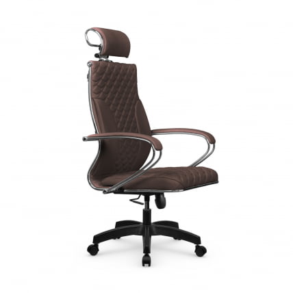 Кресло руководителя Metta L 2c 44C/K116 Infinity Easy Clean (MPES) Комплект 8 Темно-коричневое_1