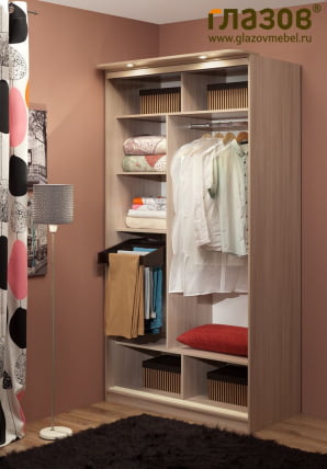 Шкаф-купе 3 Домашний Композиция Ясень Шимо_1