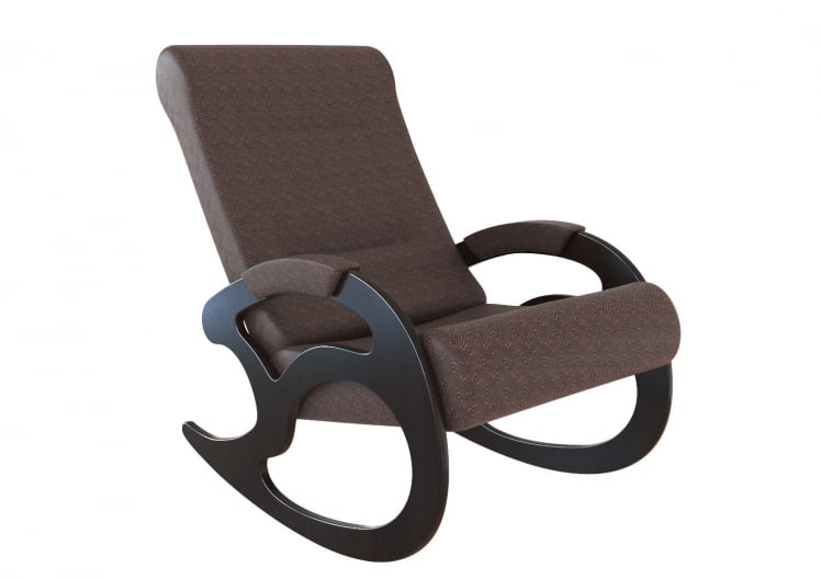 Кресло-качалка Кемпинг Вилла ткань Шоколад_0
