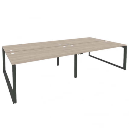 Рабочая станция на О-образном м/к ONIX O.MO-D.RS-4.4.8 Дуб Аттик/Антрацит_0