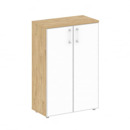 Шкаф средний широкий стеклянные дверцы SHIFT SK.ST-2.4R white Тиквуд Светлый/Белый Бриллиант (копия 257975)_0