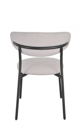 Стул обеденный Ayla светло-серый 2 шт._4