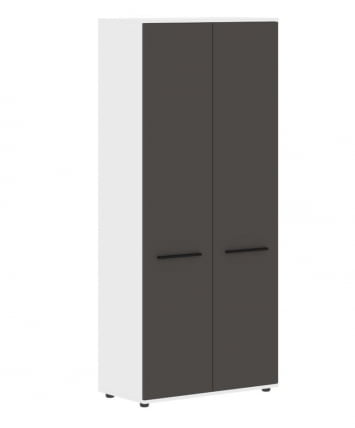 Шкаф с глухими дверьми ЕДИС ЕХCС 85.1 Мокко Черный Белый / EDIS EHCS_0