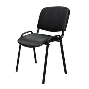 Стул Изо хром Z-11 черный кожзам_1