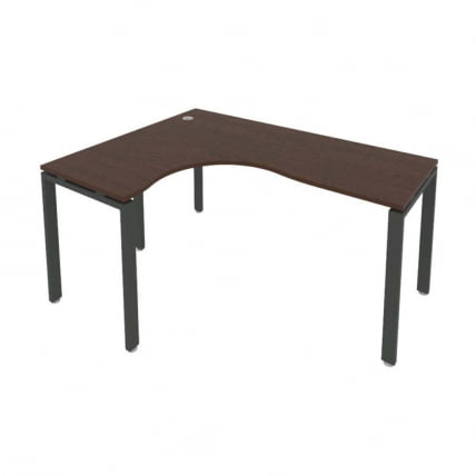 Стол письменный METAL SYSTEM Б.СА-4 Л Венге/Антрацит_0