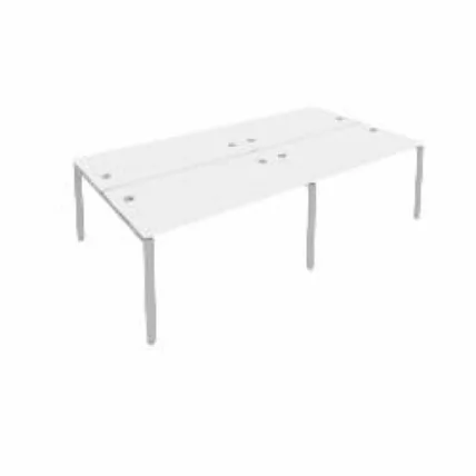 Рабочая станция на 4 раб.места Metal System Б.СМ-4.3 Белый/Серый_0