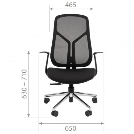 Кресло руководителя CHAIRMAN CH588 БП Серый_4