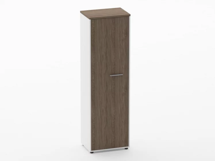 Шкаф для одежды 4 узкий Deka 10.19.302Л Дуб Верцаска/Белый_0