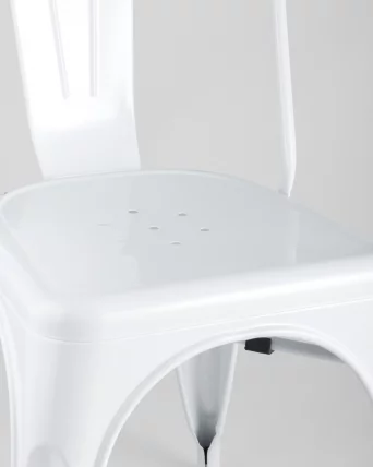 Стул TOLIX с высокой спинкой Белый глянцевый_7