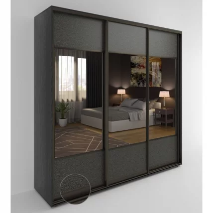 Шкаф-купе 3-х дверный Акцент-Дуэт КЛ 1800х600 Венге_0