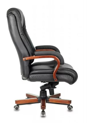 Кресло руководителя Бюрократ T-9925WALNUT Черный_2