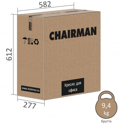 Кресло оператора CHAIRMAN 696 LT N Красный_6