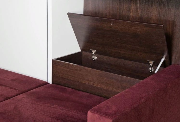 Мебель-трансформер Смарт 1 3-в-1 1600 правый Белая шагрень_3