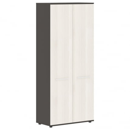 Шкаф с глухими дверьми ЕДИС ЕХCС 85.1 Ясень Траун Белый Мокко / EDIS EHCS_0