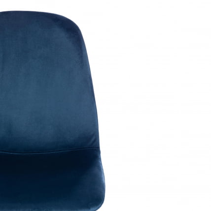 Стул BREEZE (mod. 4724) вельвет/металл, 44 х 53 х 87 см, Blue (синий) HLR63 / черный_5