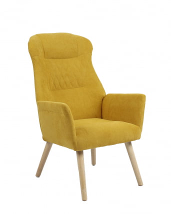 Кресло Парлор Желтый_0