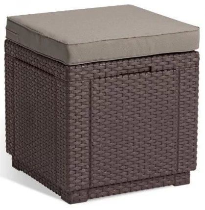 Пуф-сундук Cube Коричневый_0
