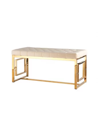 Банкетка БРУКЛИН велюр Бежевый_0