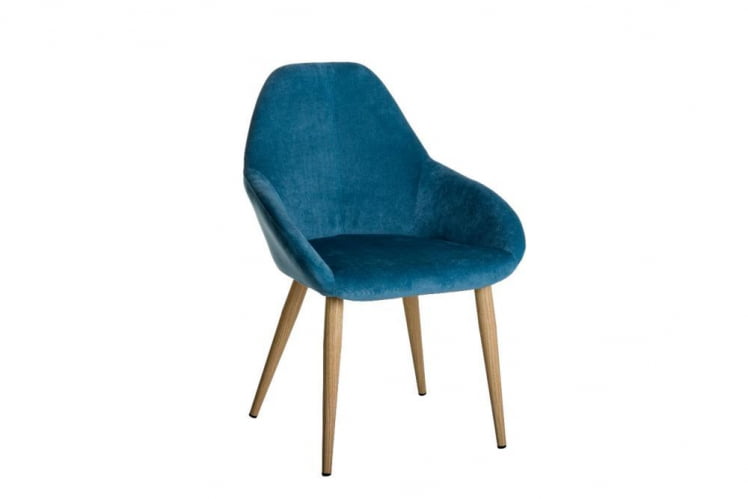 Стул Кент Блю/Натуральный Дуб / Kent_0